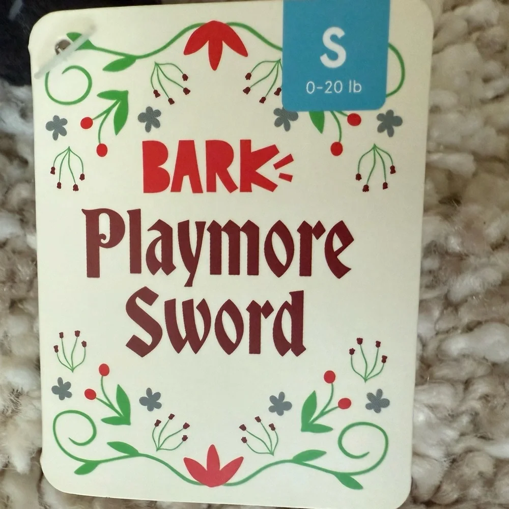Playmore Sword Bark Box Dog Toy